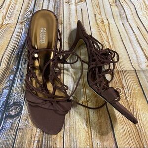 Valenti Franco Peep Toe Stiletto Heels